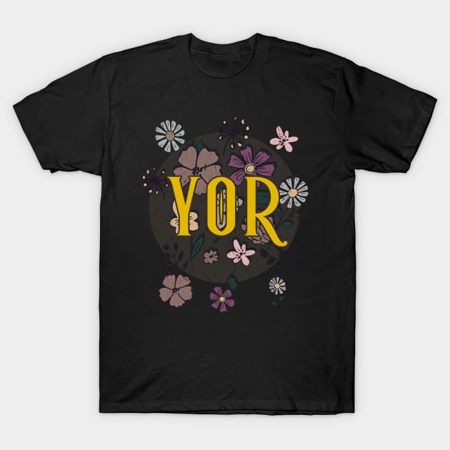 Aesthetic Proud Name Yor Flowers Anime Retro Styles T-Shirt by Kisos Thass